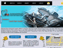 Tablet Screenshot of ipms.com.sa